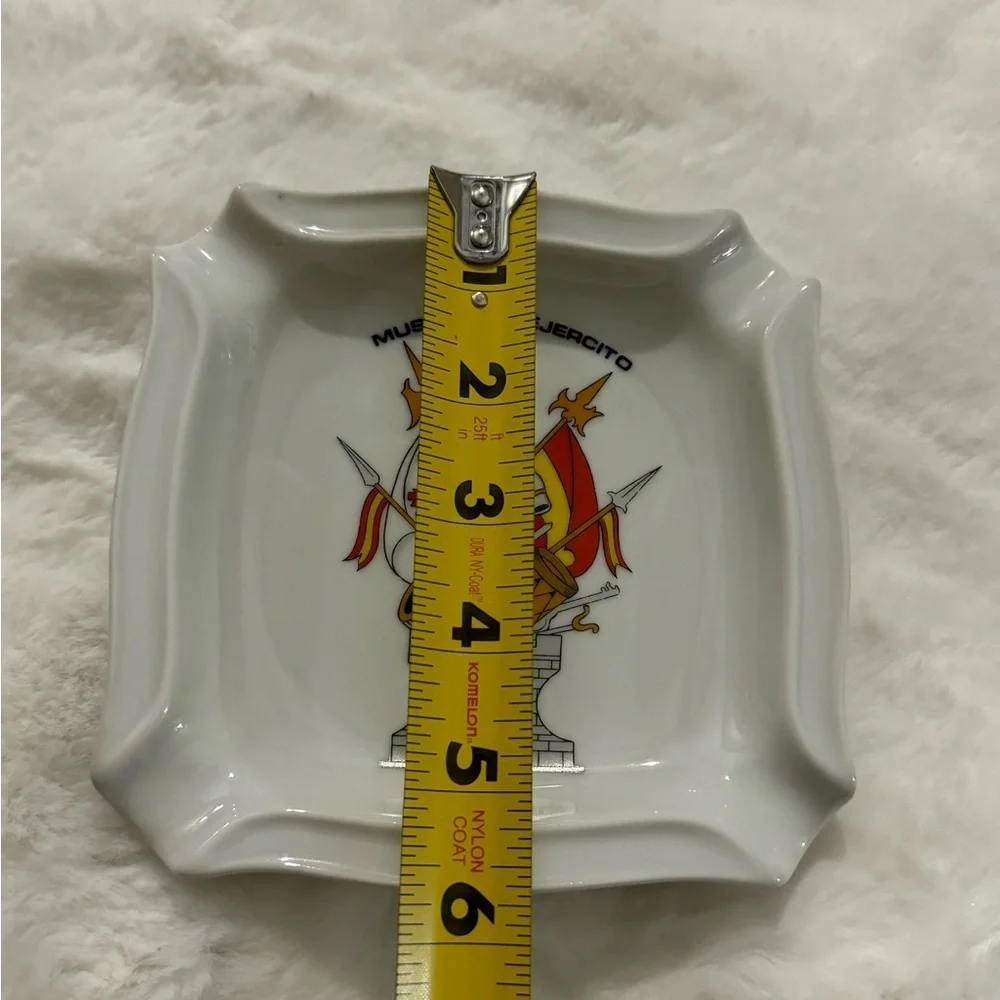 Vintage Museo del Ejercito Toledo Spain Army Museum Ashtray Souvenir Tourist